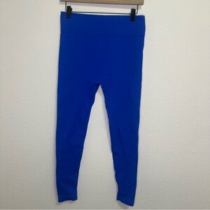 Women’s Cobalt Blue Ribbed Leggings XL (No Brand)